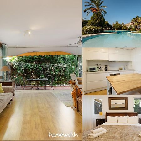 Ground Floor Holiday Apartment With Terrace And Pool In Puerto Banus, Marbella Exterior foto